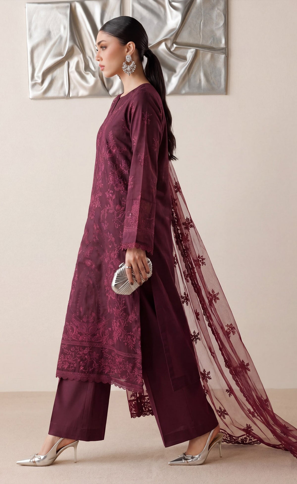 Virsa by Wijdan | Unstitched Embroidered Viscose Collection - 2026 (D-2514)