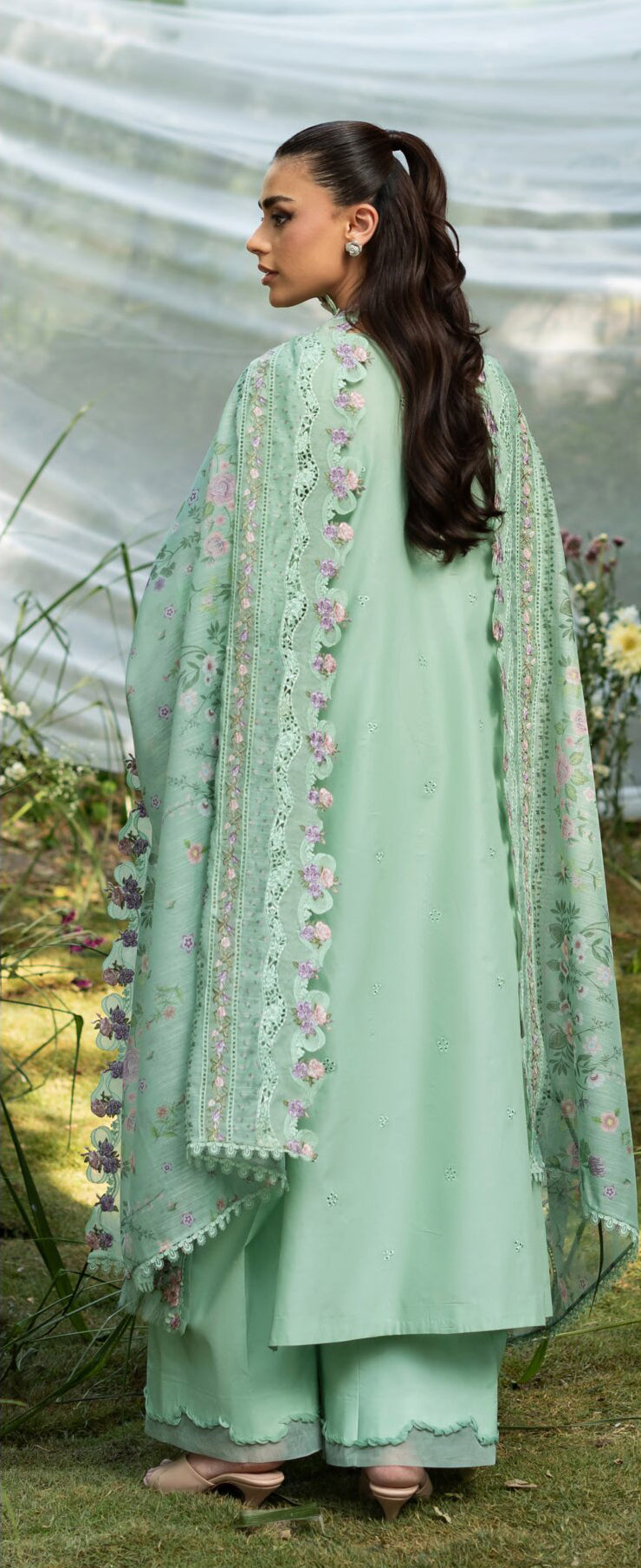 Elaf Unstitched Luxury Lawn Vol-II Collection - 2026 (ELQ-3A)