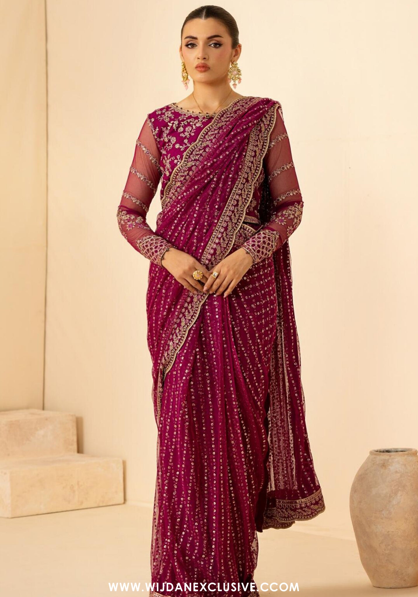 Riwayat by Zarif | Unstitched Formal Chiffon Collection - 2026 (SADAА)