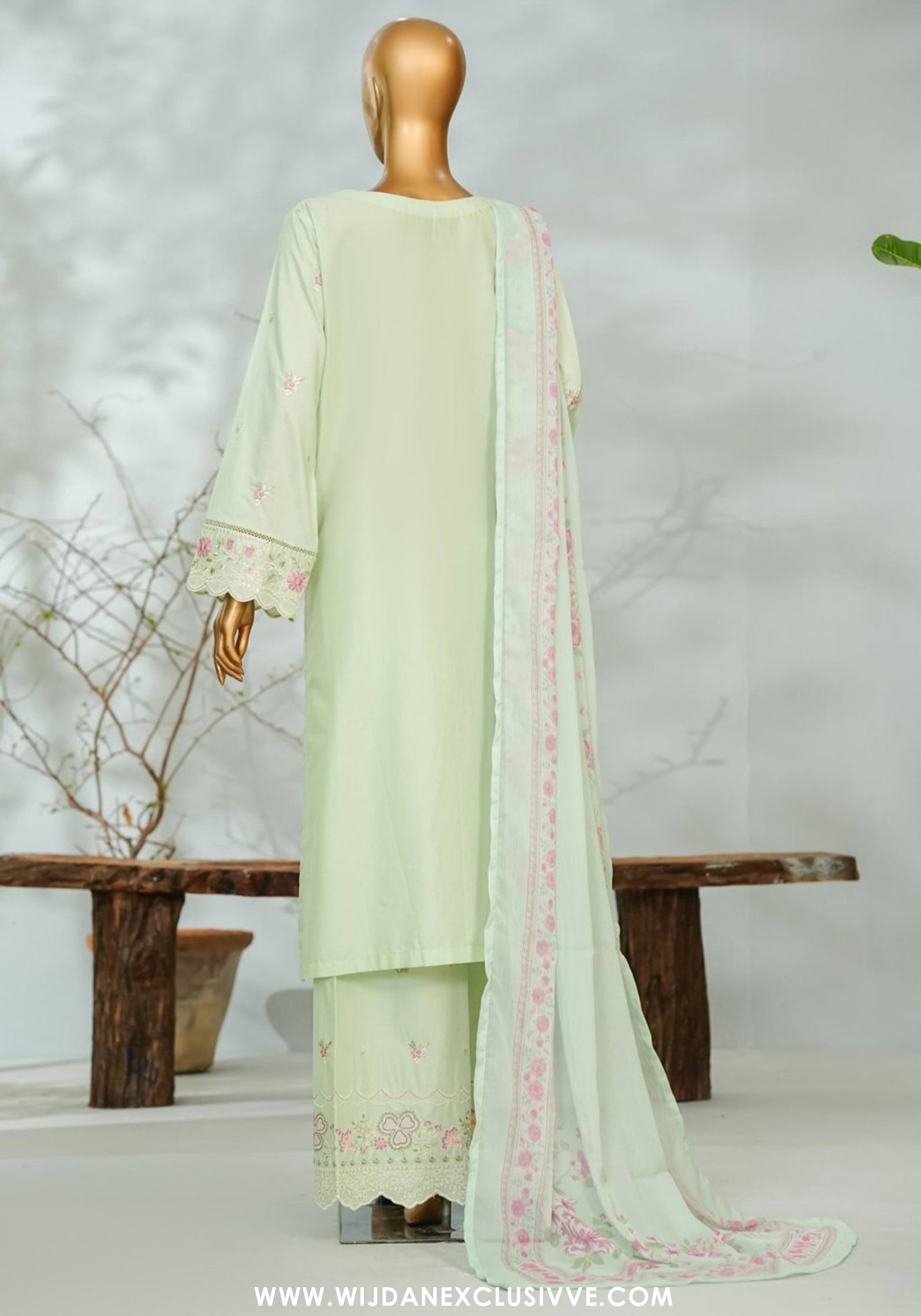 Bin Saeed Stitched Applique Kari Luxury 3pc Collection - 2026 (D-05)