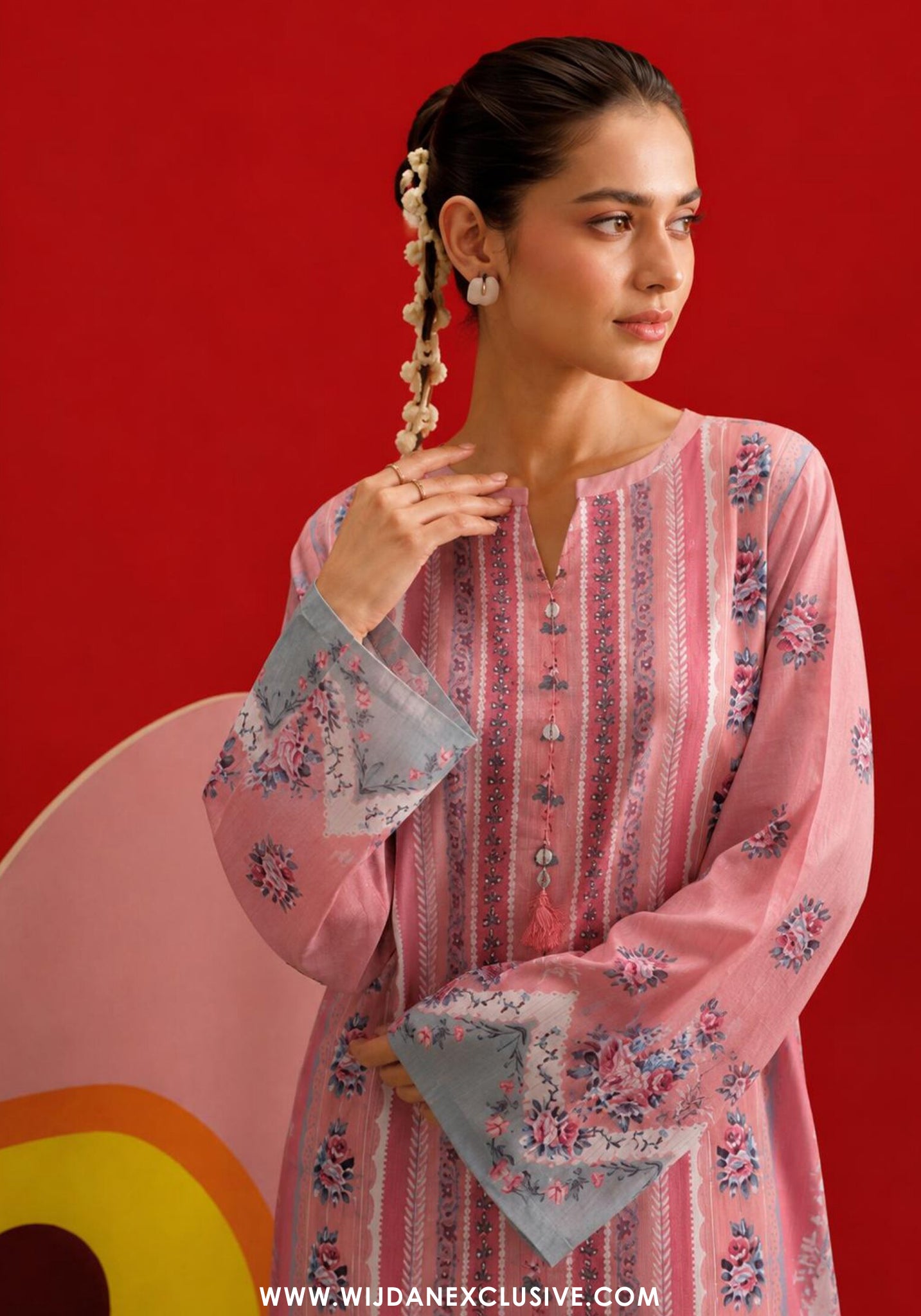 Sadabahar Stitched Printed Lawn Vol-14 Collection – 2026 (D-05)