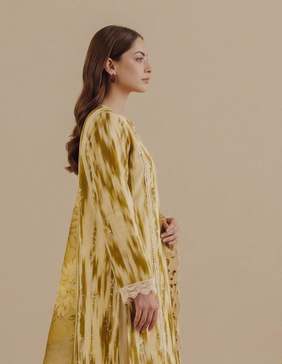 Cut & Style by Mahay | Unstitched Fancy Lawn Vol-02 Collection - 2026 (D-05)