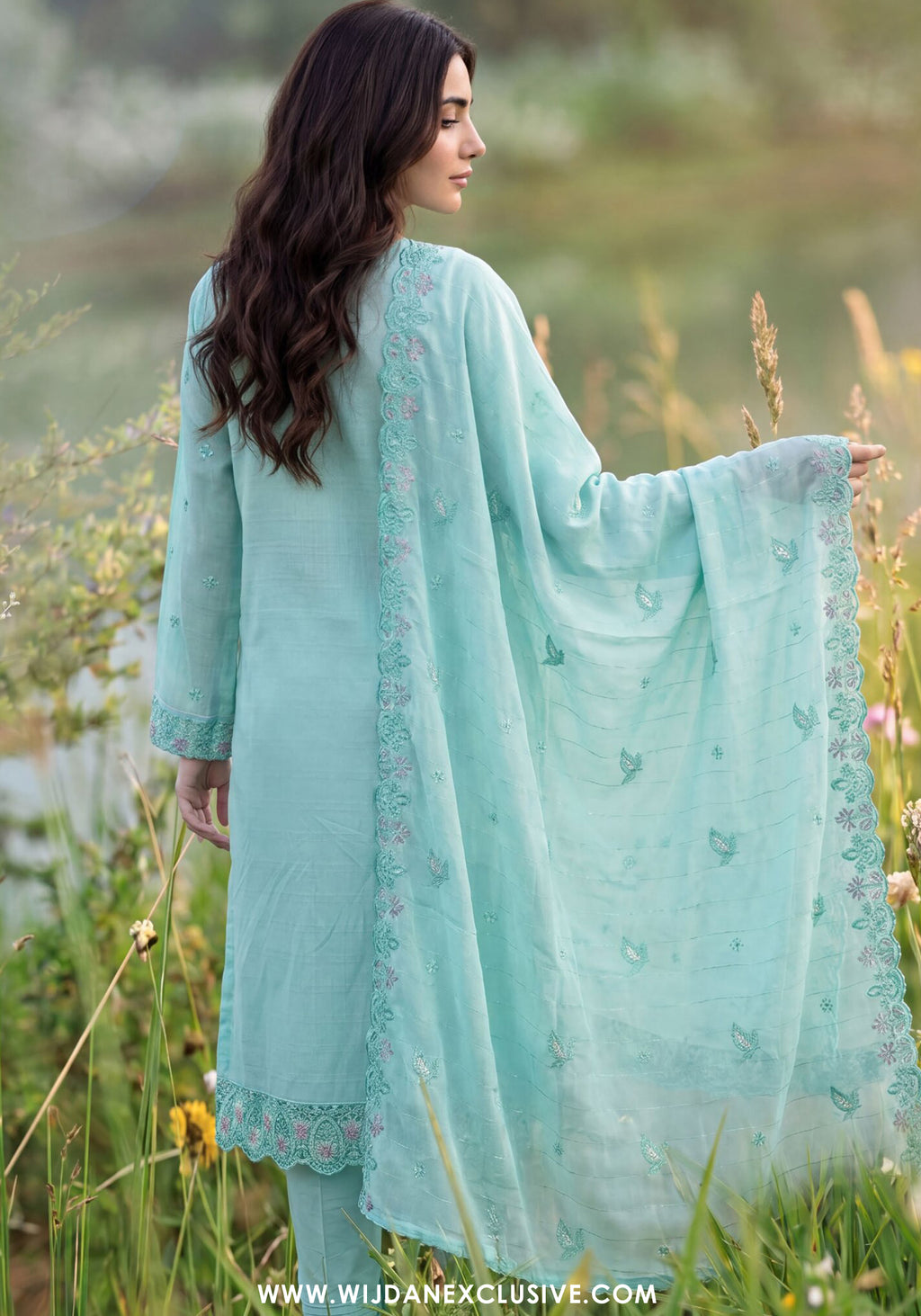 Dhamak by Wijdan | Unstitched Exclusive Embroidered Jacquard Collection'26 (D-05)