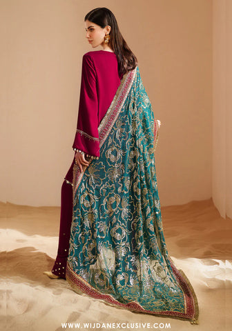 Jazmin Unstitched Velvet Embroidered Formal Vogue - 2025 VVF D-09