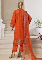Sadabahar Embroidered Lawn Jacquard Collection - 2025 SB-JL-06