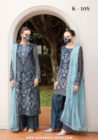 Naayab Kuch Khas Unstitched Collection - 2025 by Flossie Vol-01 K-108