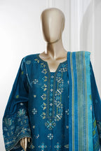 Bin Saeed Stitched 3pc Luxury Embroidered Jacquard Collection - 2026 (D-05)