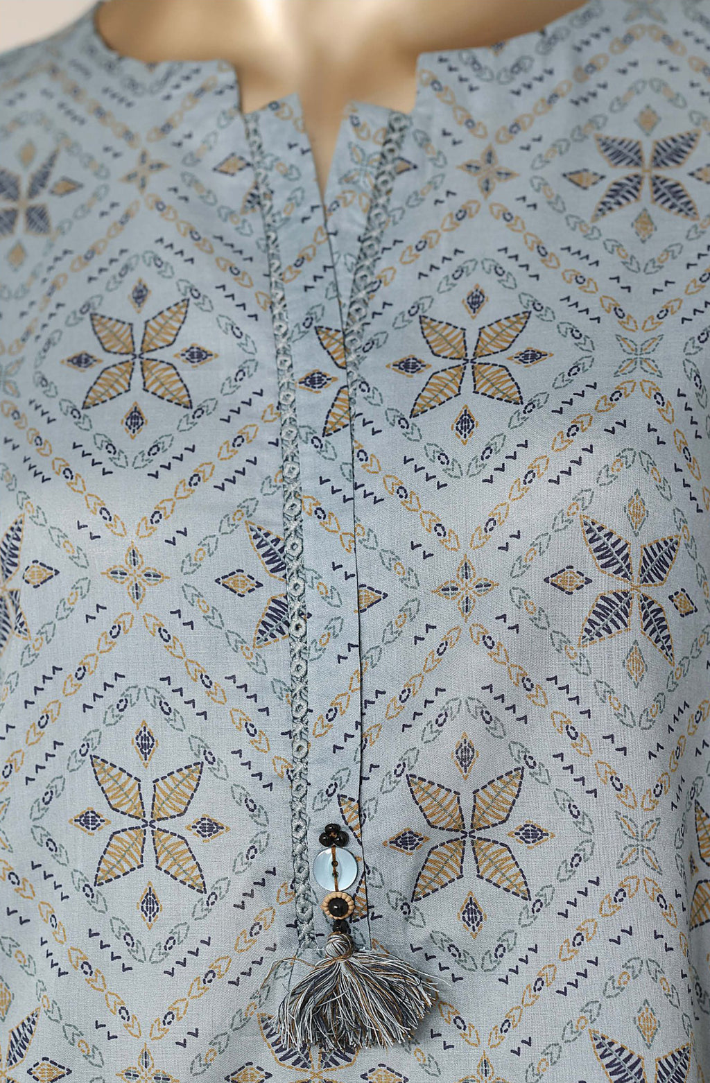 Sadabahar Stitched Printed With Shalwar Collection - 2026 (D-05)