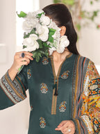 Maya by Aizal | Stitched Digital Printed Lawn Vol-03 Collection - 2026 (D-05)
