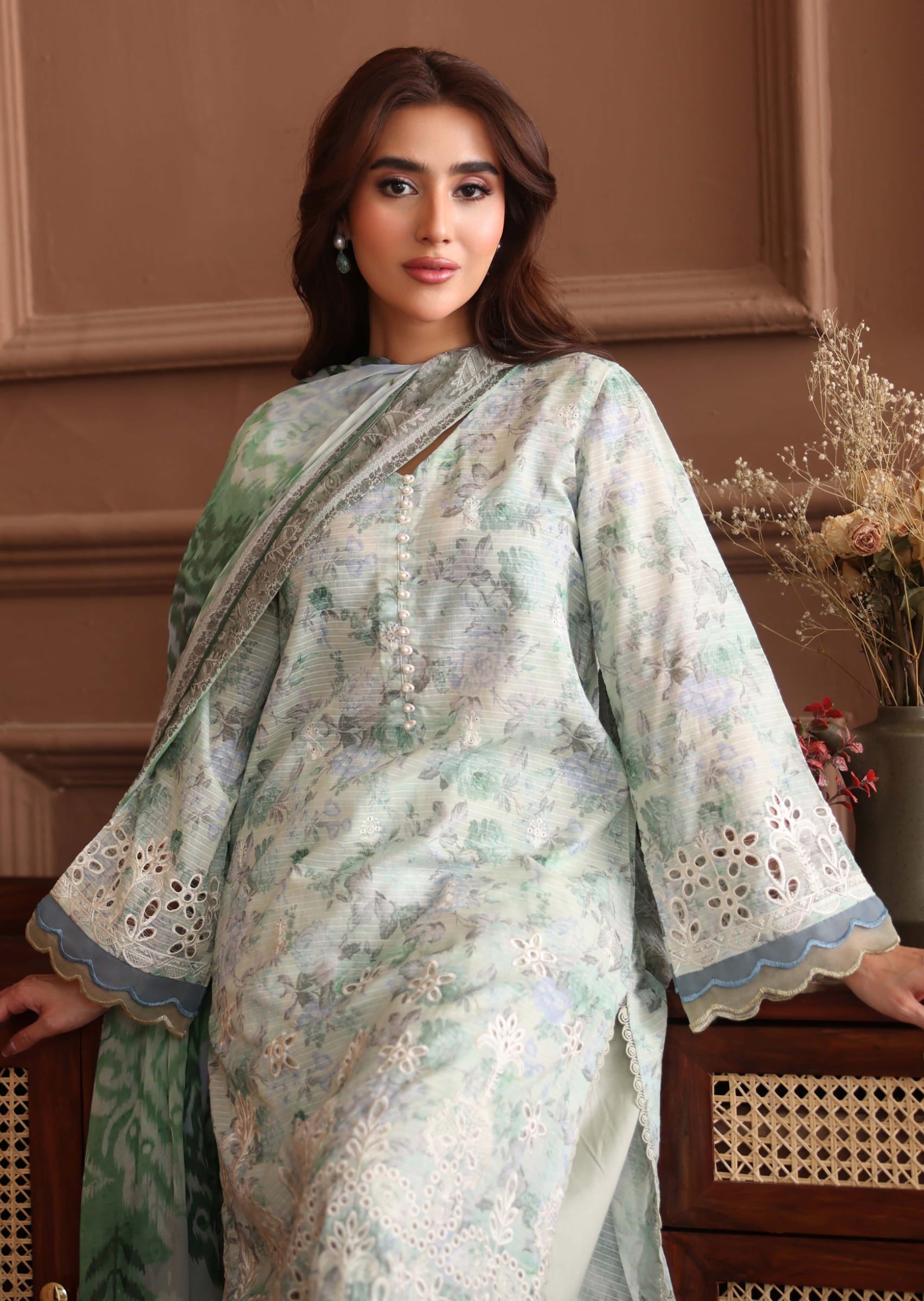 Keyaan by Johra | Unstitched Embroidered Chikankari Lawn Collection - 2026 JH-1028