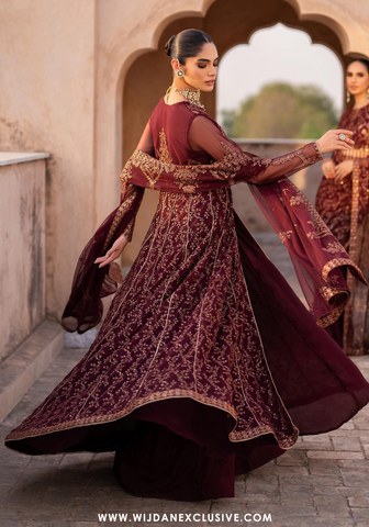 Sahiba Embroidered Net Formals - 2025 by Zarif SBA-01 ELIF