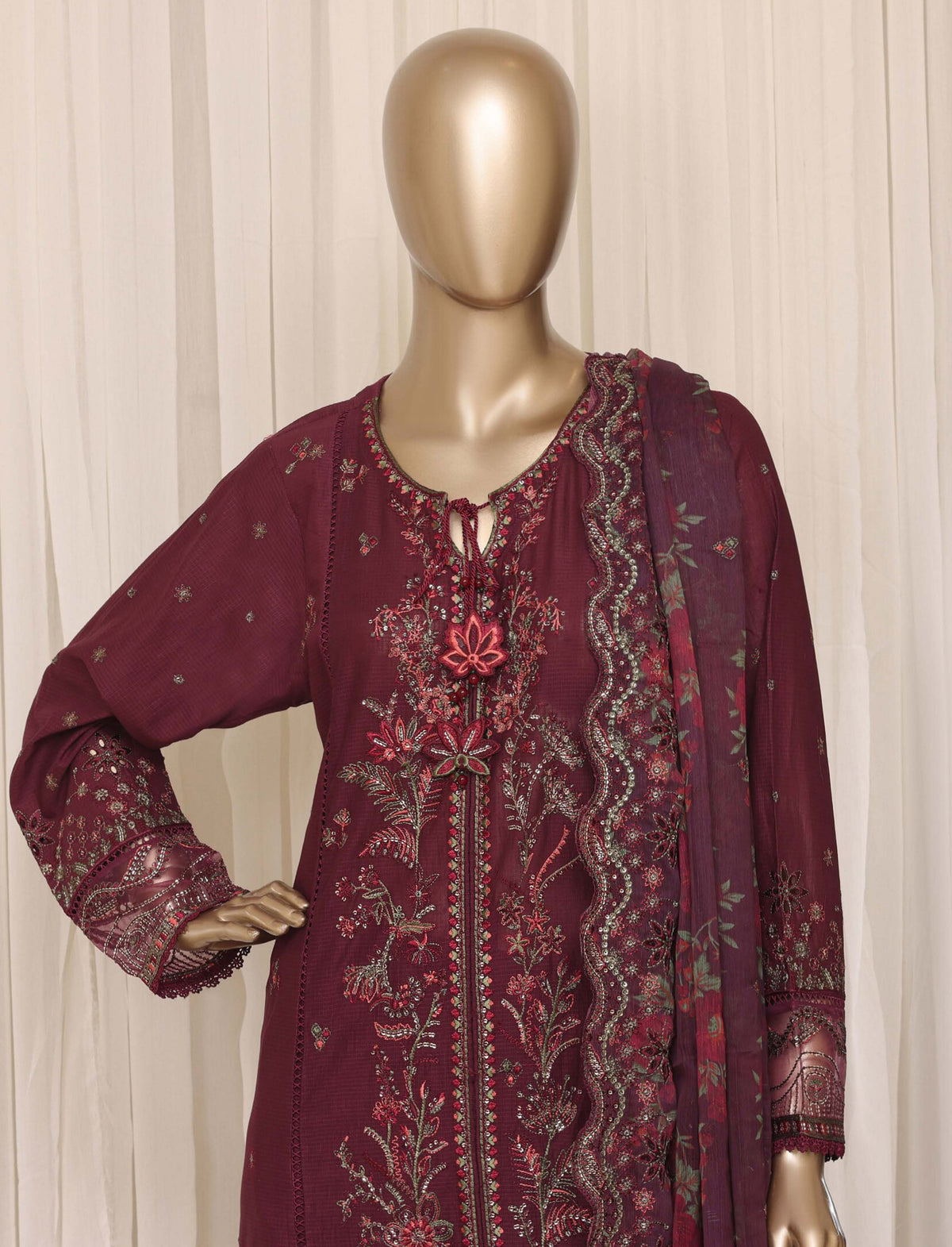 Sadabahar Stitched Luxury Embroidered Festive Vol-08 Collection - 2026 (D-05)