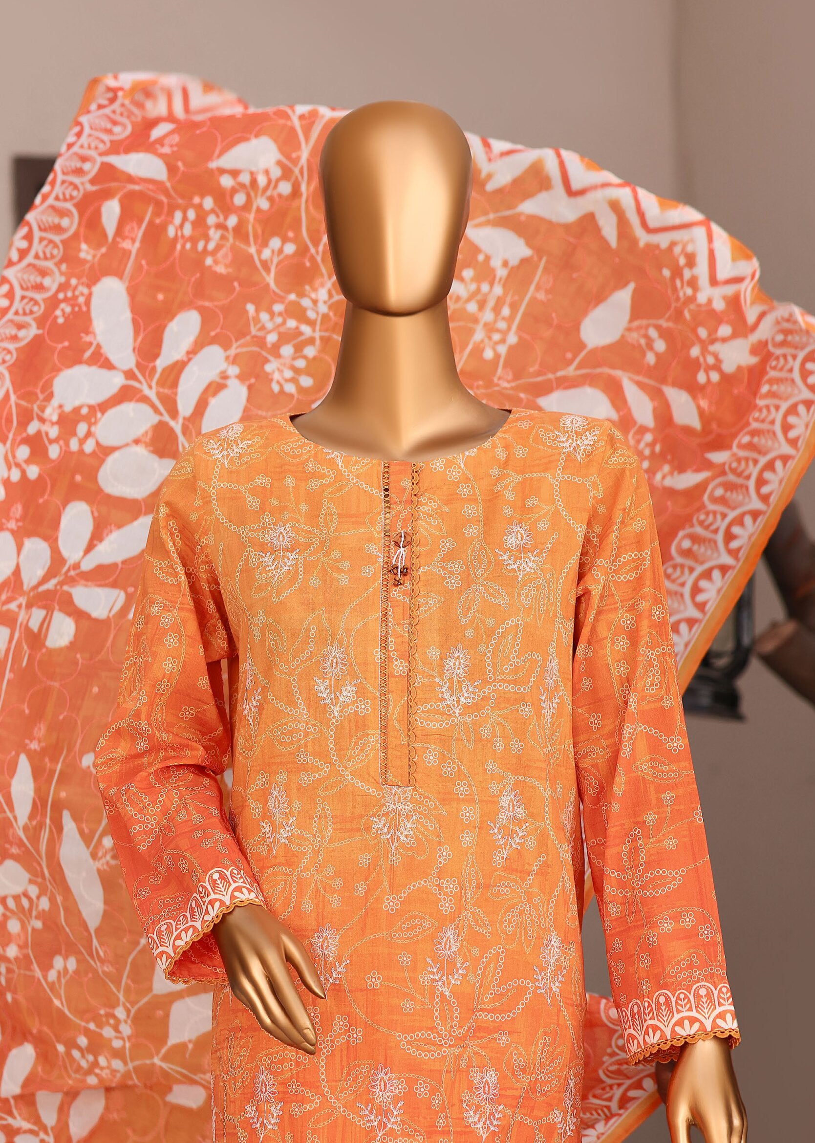 Elite by HZ Textile | Unstitched Embroidered Lawn Collection - 2026 (EC-1279)