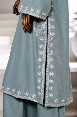 Sadabahar Vybe Stitched 2PC Co-Ords Winter Collection - 2025 (LIGHT BLUE)