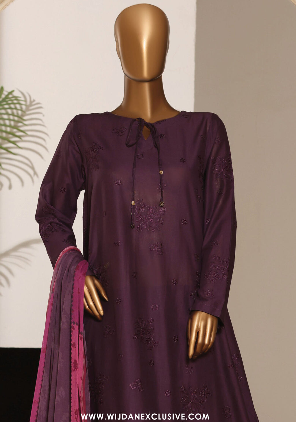 HZ Stitched Casuals Soft Embroidered Frock Collection – 2026 (D-05)