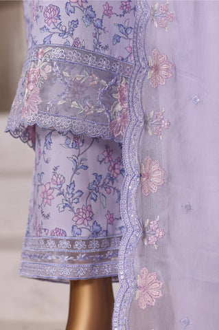 Sadabahar 3PC Stitched Luxury Embroidered Viscose Collection - 2025 (PURPLE)