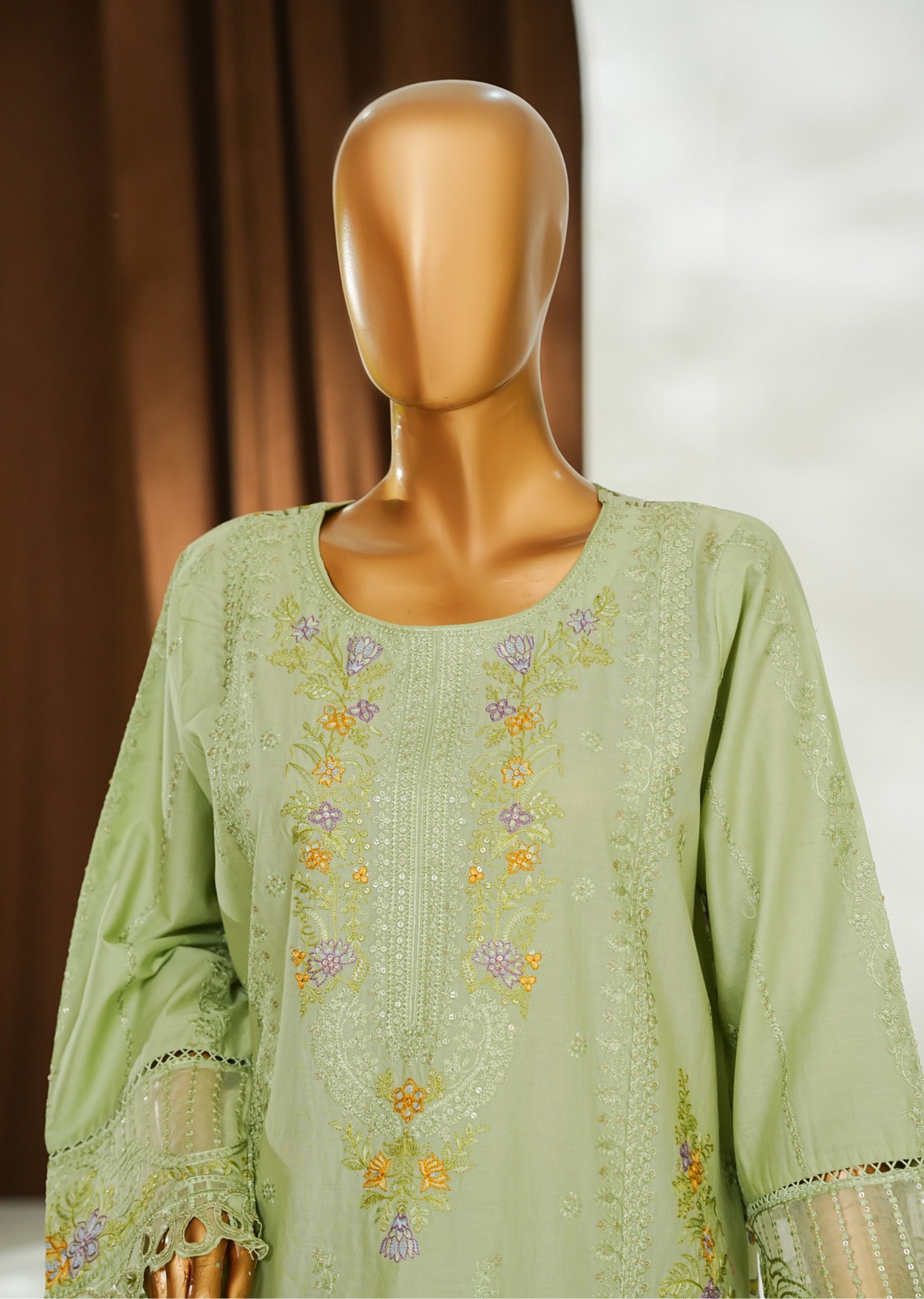 Bin Saeed Stitched Luxury Embroidered 3pc Vol-II Collection - 2026 (D-05)