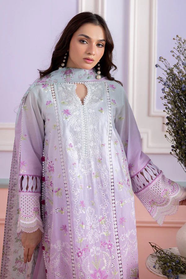 Zellbury Unstitched 3pc Embroidered Lawn Collection - 2026 (WUS-26E-0459)