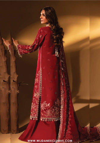 Aylin Unstitched Silk Hand Work Collection (VELVORY)