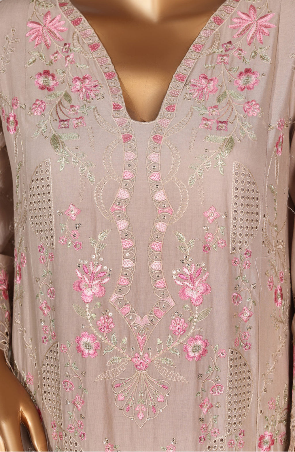 Bin Saeed Stitched Luxury Embroidered 3pc Vol-III Collection - 2026 (D-06)