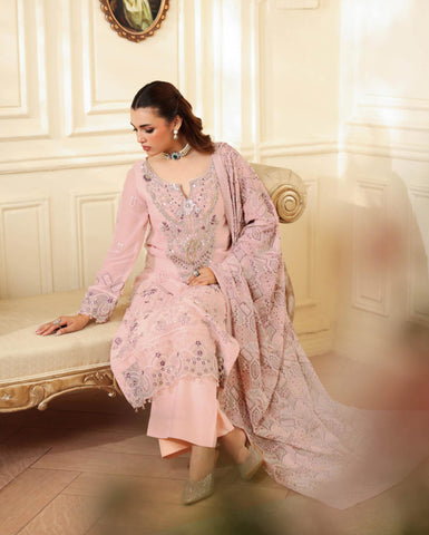 Dastan by Ramsha | Unstitched Luxury Chiffon Formal Vol-IV Collection - 2025 T-403
