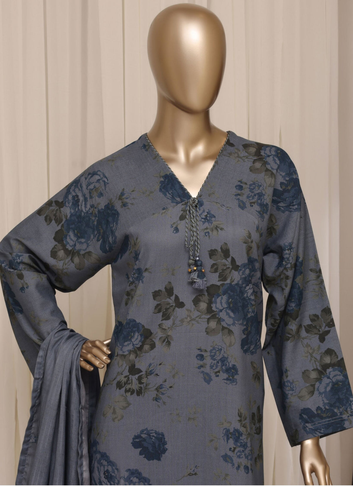 Sadabahar Dhanak Stitched Printed With Shawl Collection - 2026 (D-05)