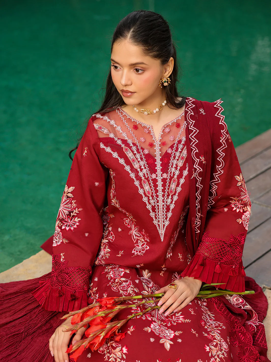 Shanaya by Mahnur | Unstitched Lawn Vol-II Collection - 2026 (SH-05)