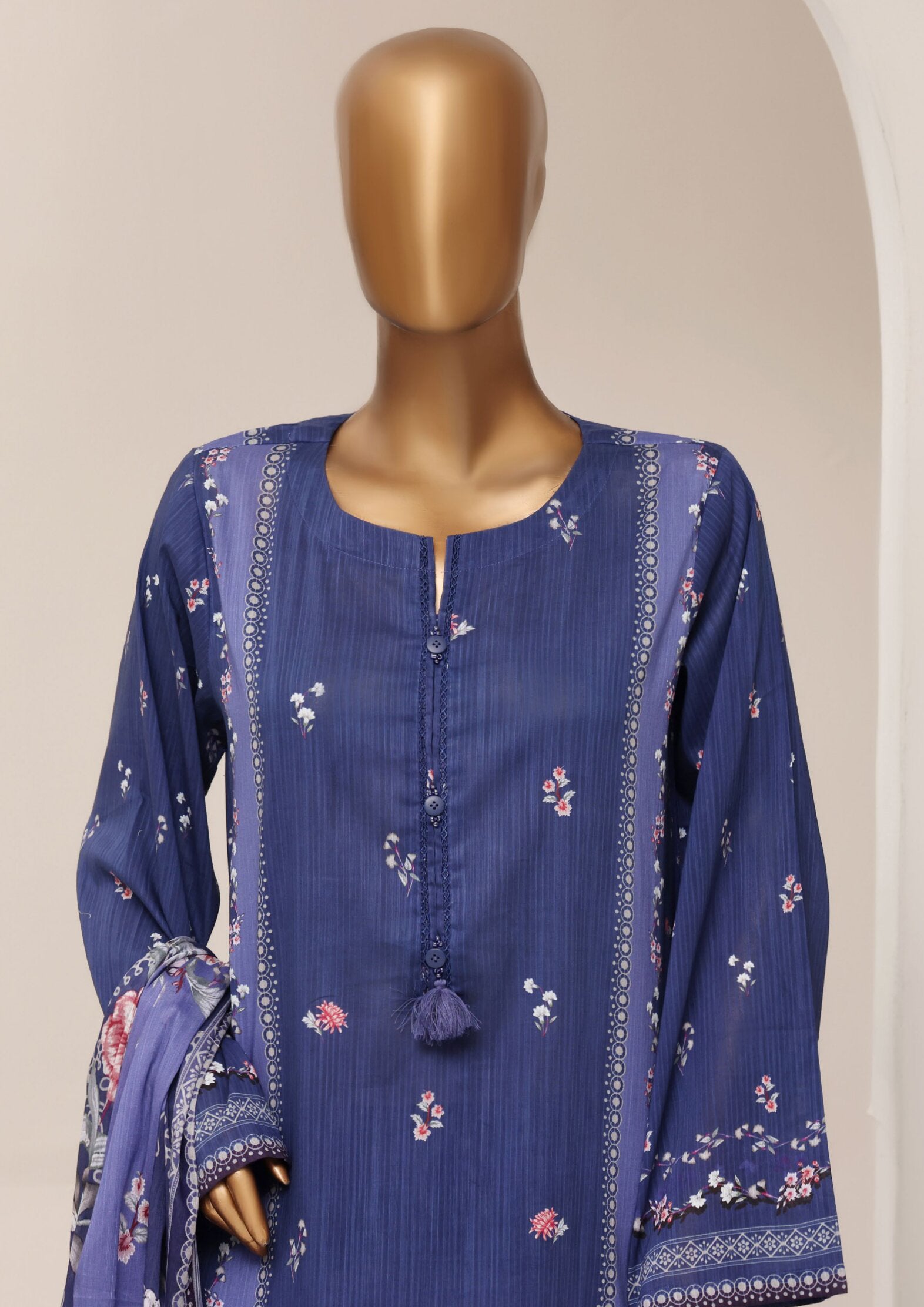 Sadabahar Stitched Printed Lawn Vol-13 Collection – 2026 (D-05)