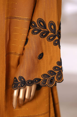 Vybe by Sadabahar | Stitched 3PC Dhanak Co-Ords Collection - 2025 (MUSTARD)