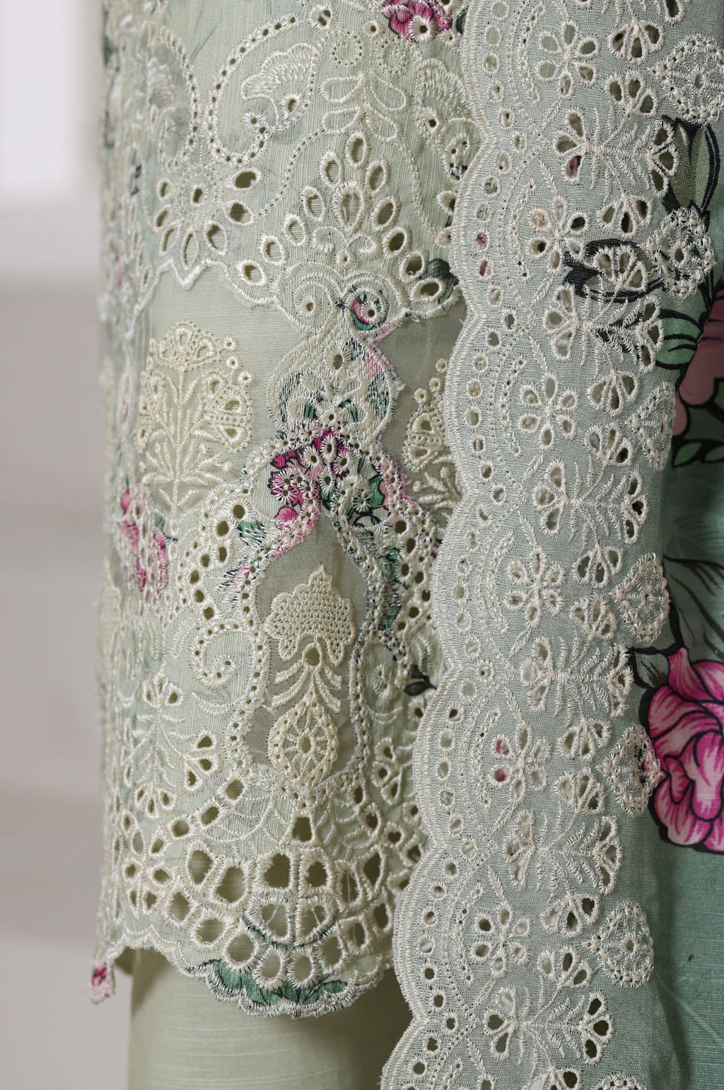 Sadabahar Stitched Laser Fusion Chikankari Khaddar Collection - 2025 (PISTA)
