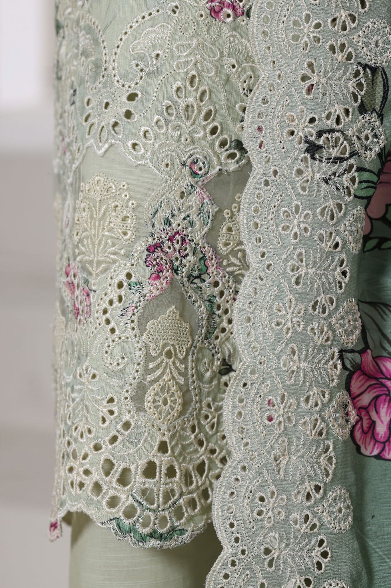 Sadabahar Stitched Laser Fusion Chikankari Khaddar Collection - 2025 (PISTA)