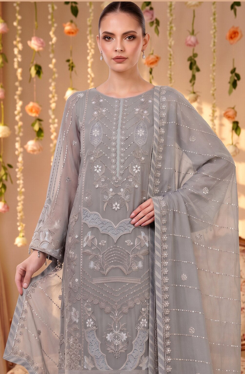 Anaya Noor by Zebtan | Unstitched Luxury Formal Vol-02 Collection - 2026 (AN-05)