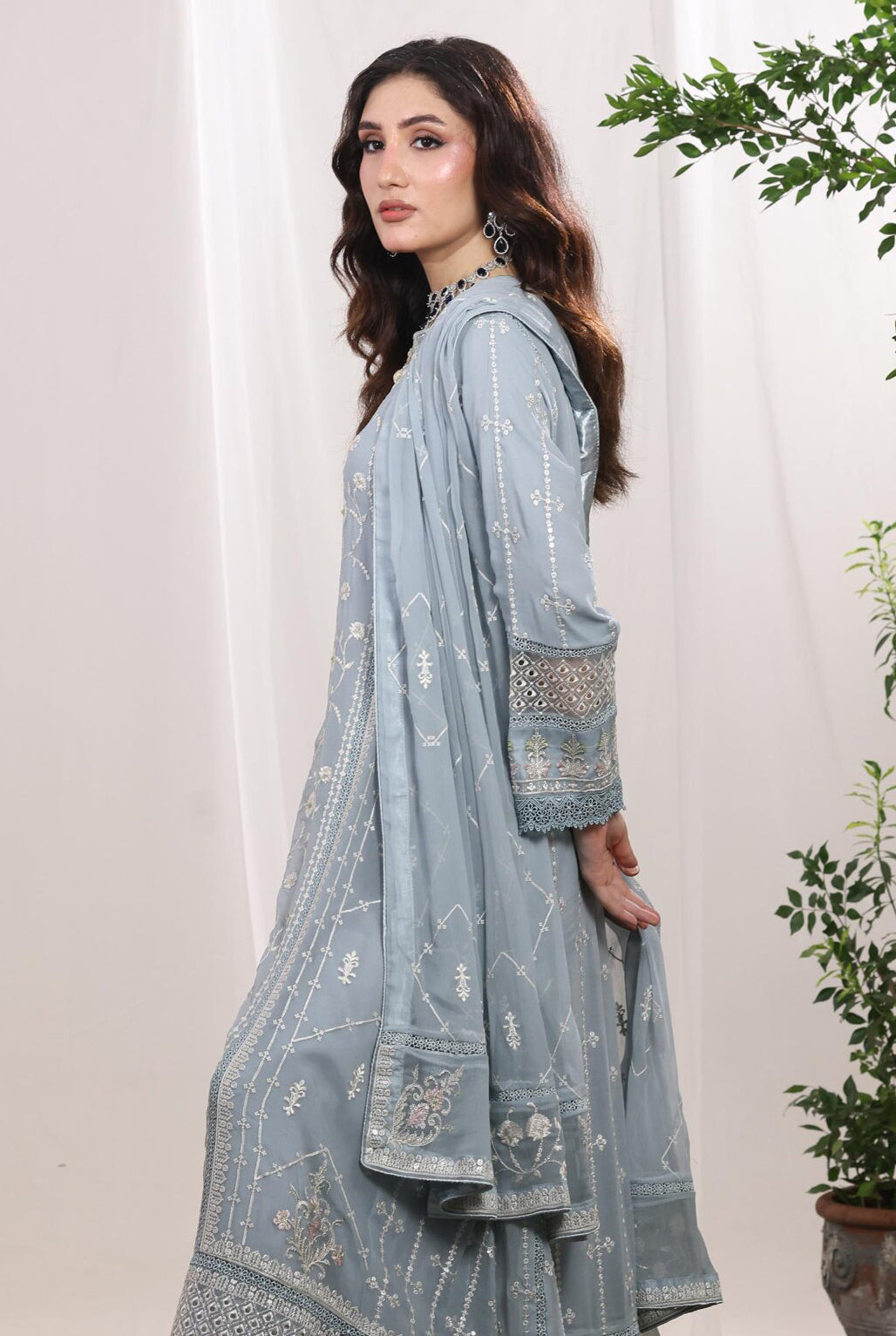 Mehrab by Guzel | Stitched Luxury Chiffon Embroidered Collection - 2026 (NARMEEN)