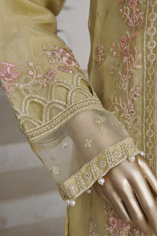 Sadabahar Mahpara Stitched Embroidered Organza Collection - 2025 Vol-17 PISTA