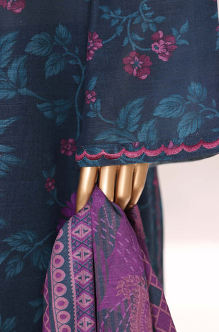 Sadabahar Stitched Khaddar Fall Embroidered Collection - 2025 (ZINC FLORAL)