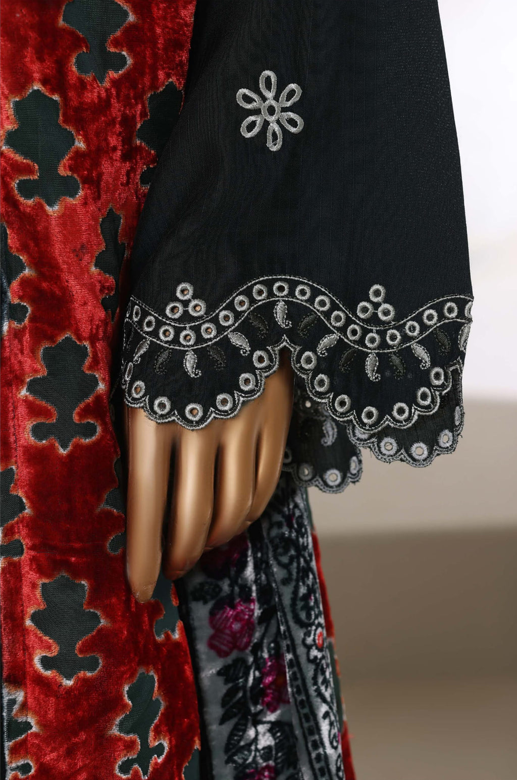 Sadabahar Stitched Viscose Luxury With Palachi Shawl Collection (D-05)