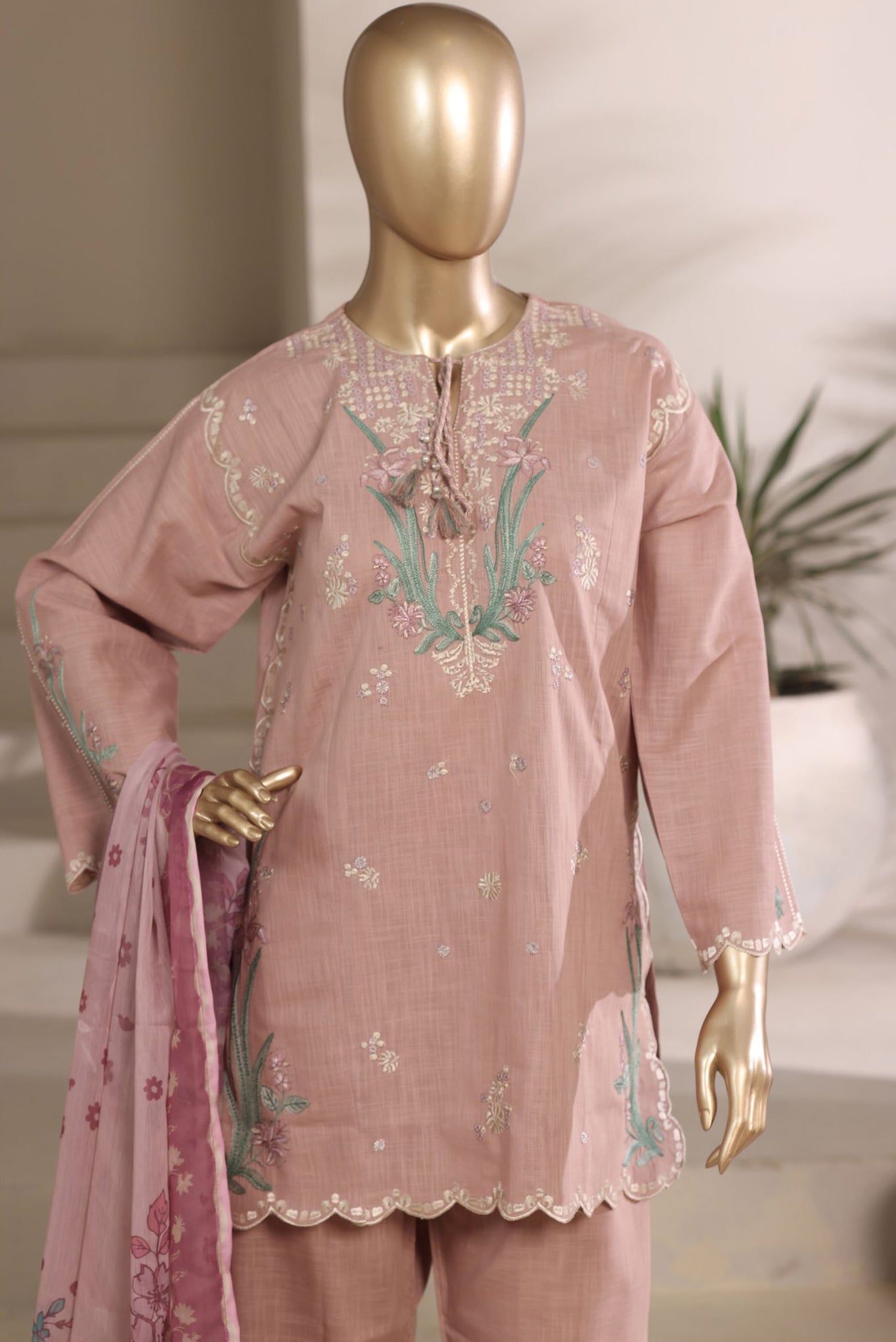 Sadabahar Stitched 3PC Festive Embroidered Cotton Co-Ords Collection - 2026 SB26FEC-05