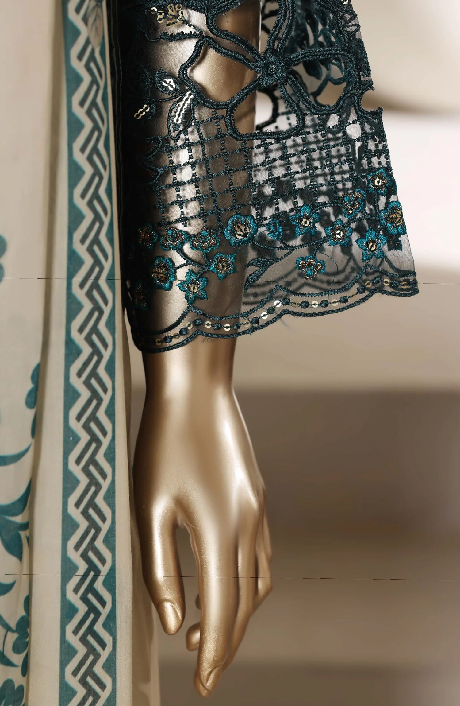 Malika by Sadabahar | Stitched With Shalwar Embroidered Collection - 2026 (D-05)