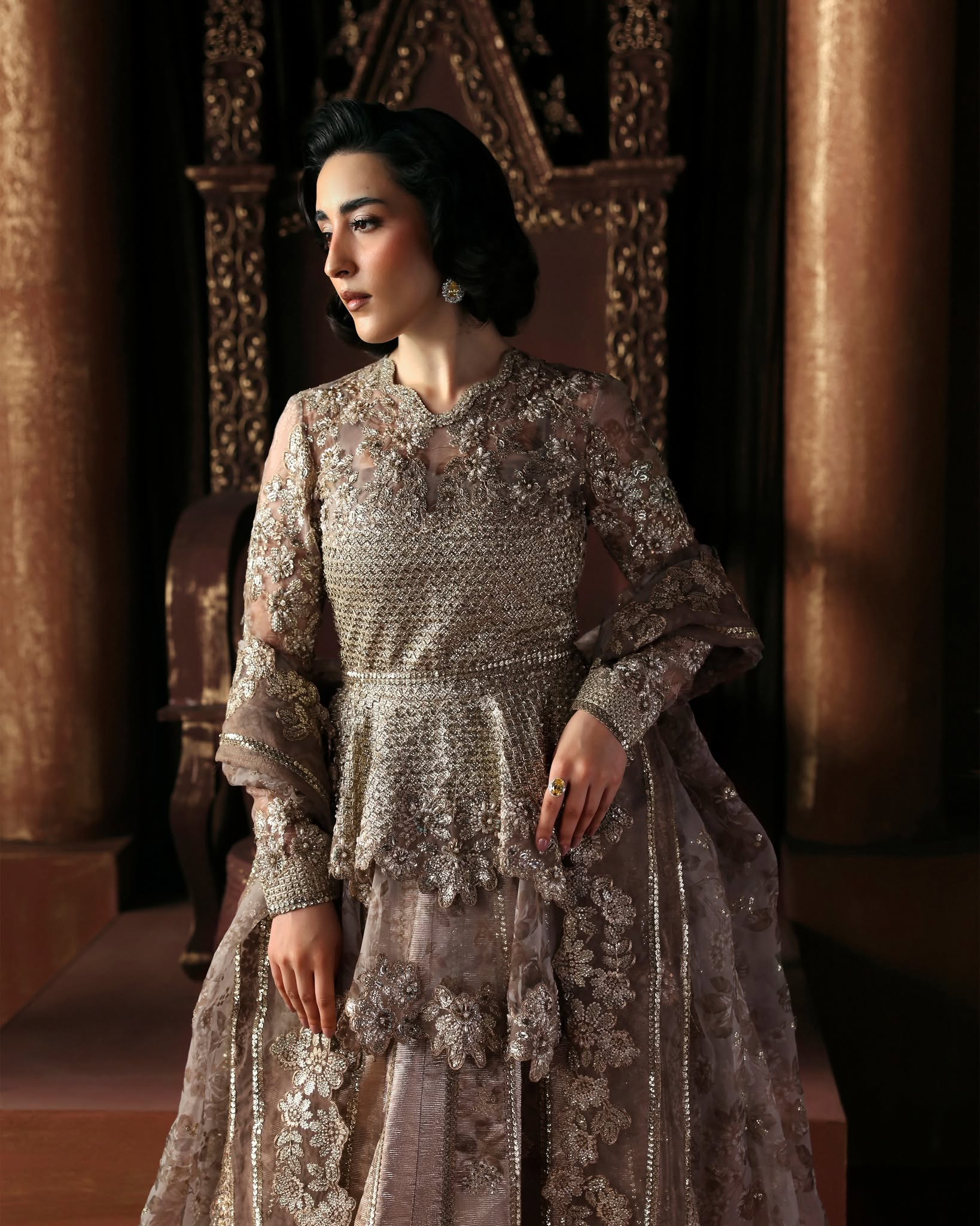 La Fuchsia by Afrozeh | Unstitched  Embroidered Festive Formal Collection - 2026 (PRIESTESS)