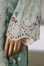 Sadabahar Stitched Laser Fusion Chikankari Khaddar Collection - 2025 (PISTA)