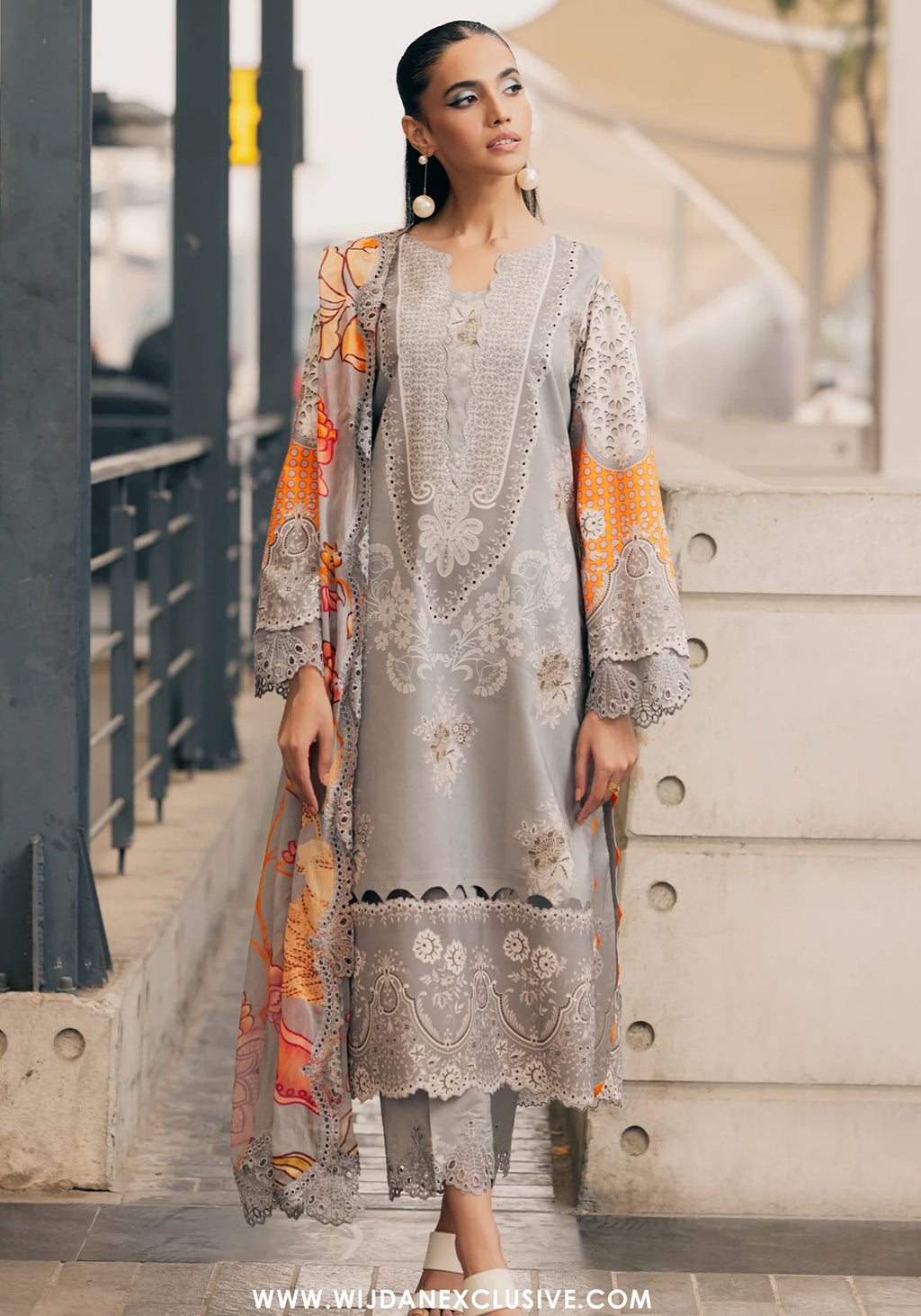 Infinity by Charizma | Unstitched Embroidered Lawn Collection - 2026 (IN6-05)
