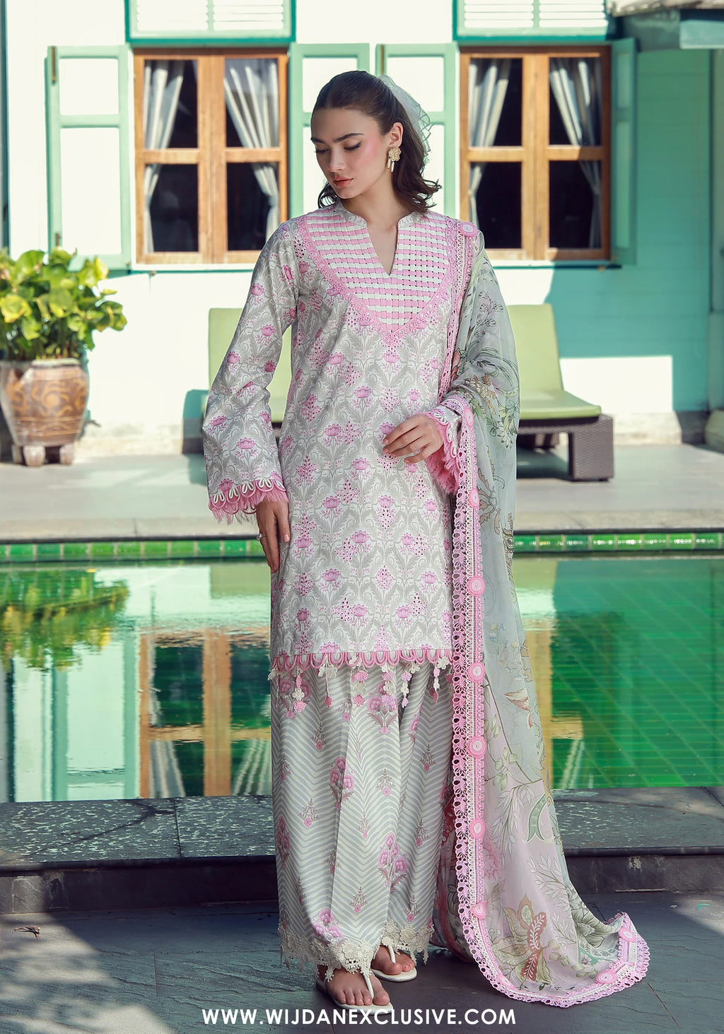 Lumea by Jade | Unstitched Embroidered Cambric Collection - 2026 (SEREIN)