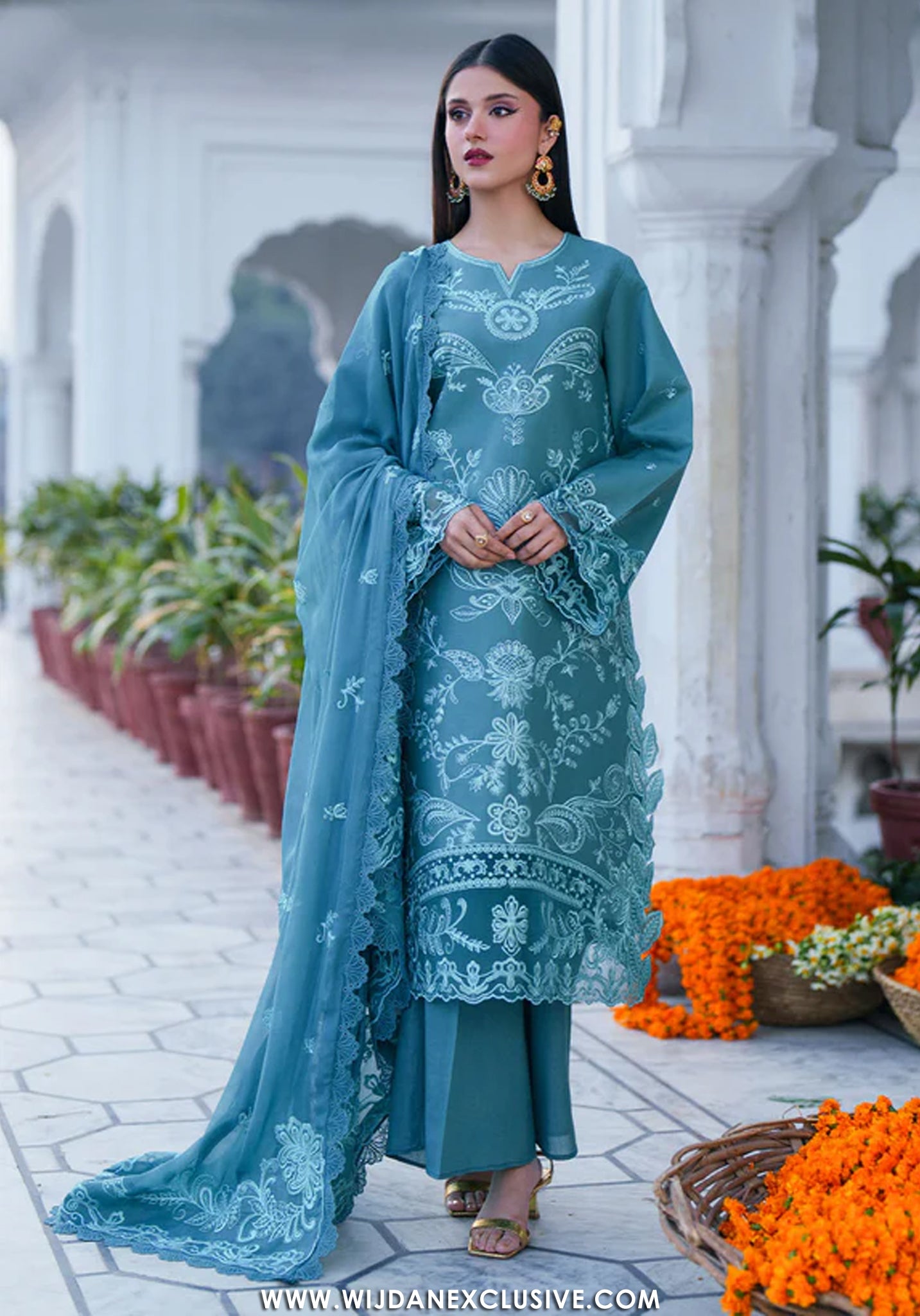 Gul by Mahnur | Unstitched Embroidered Lawn Collection - 2026 G-009