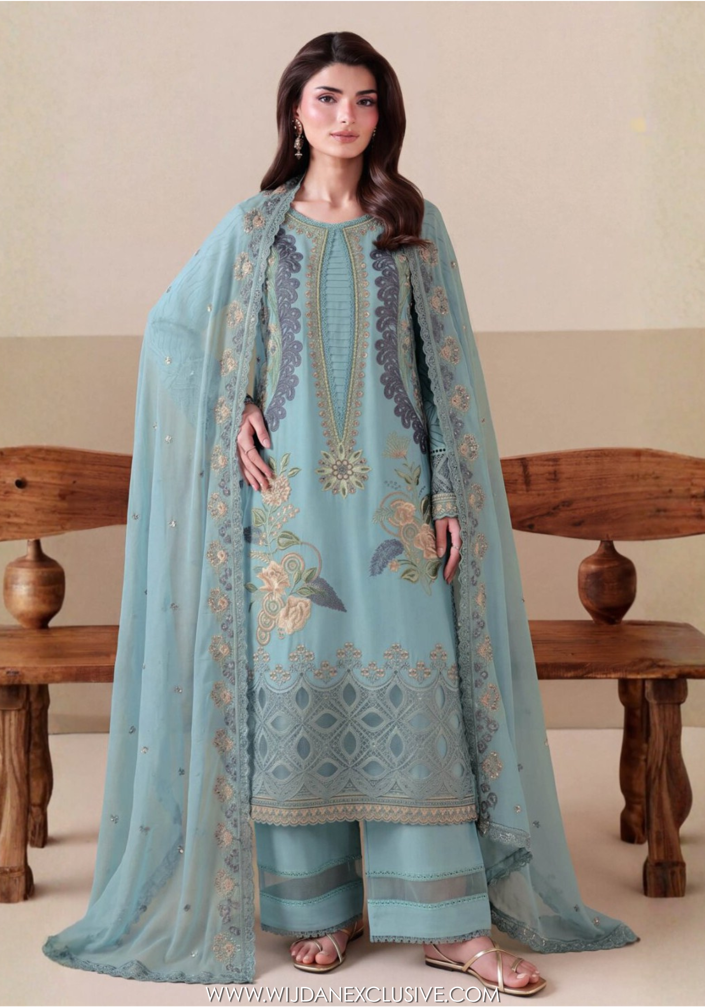 Fasana by Ramsha | Unstitched Luxury Lawn Vol-01 Collection - 2026 (D-05)