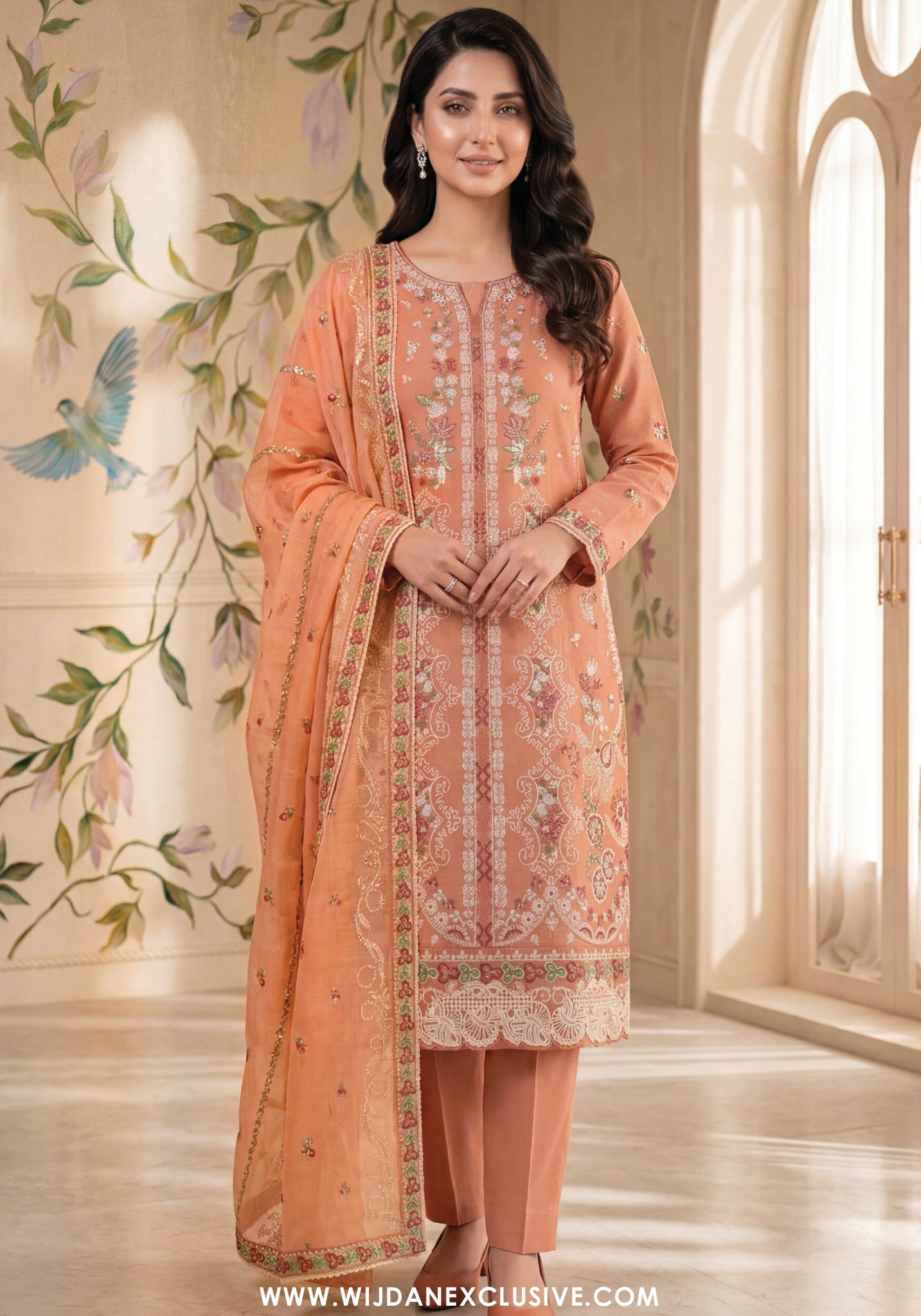 Dhamak by Wijdan | Unstitched Formal Premium Bana Dora Collection - 2026 (D-04)