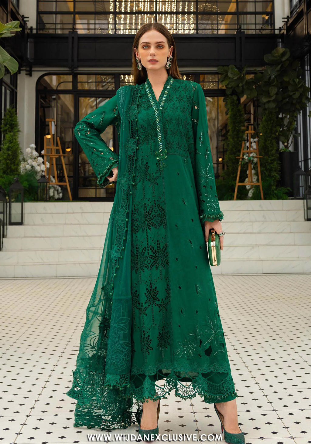Maria.B Unstitched Embroidered Lawn Collection - 2026 (D-04)