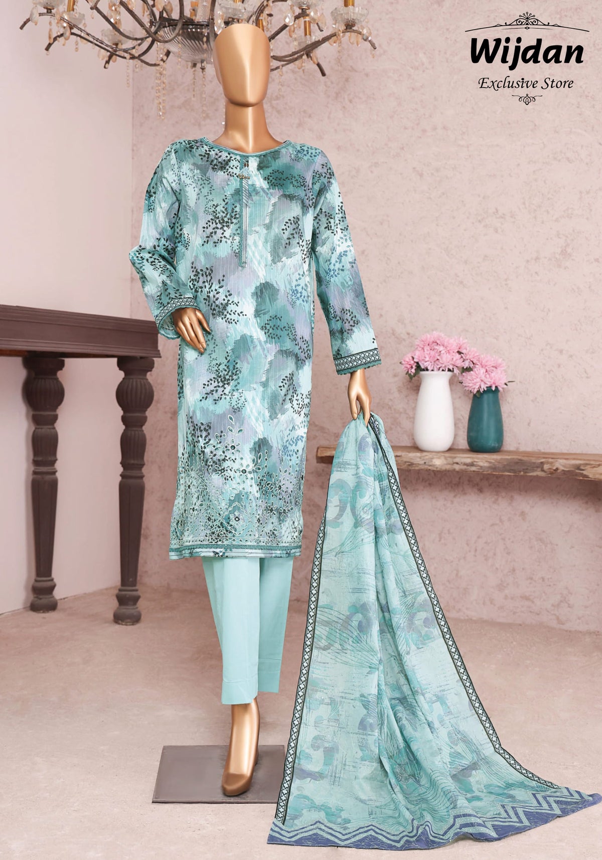 HZ Nayab Printkari Doriya Embroidered Collection D-05