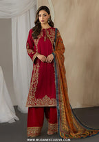 Zarif Stitched Raw Silk Embroidered Eid Collection - 2026 (ZRF-EMC 30)