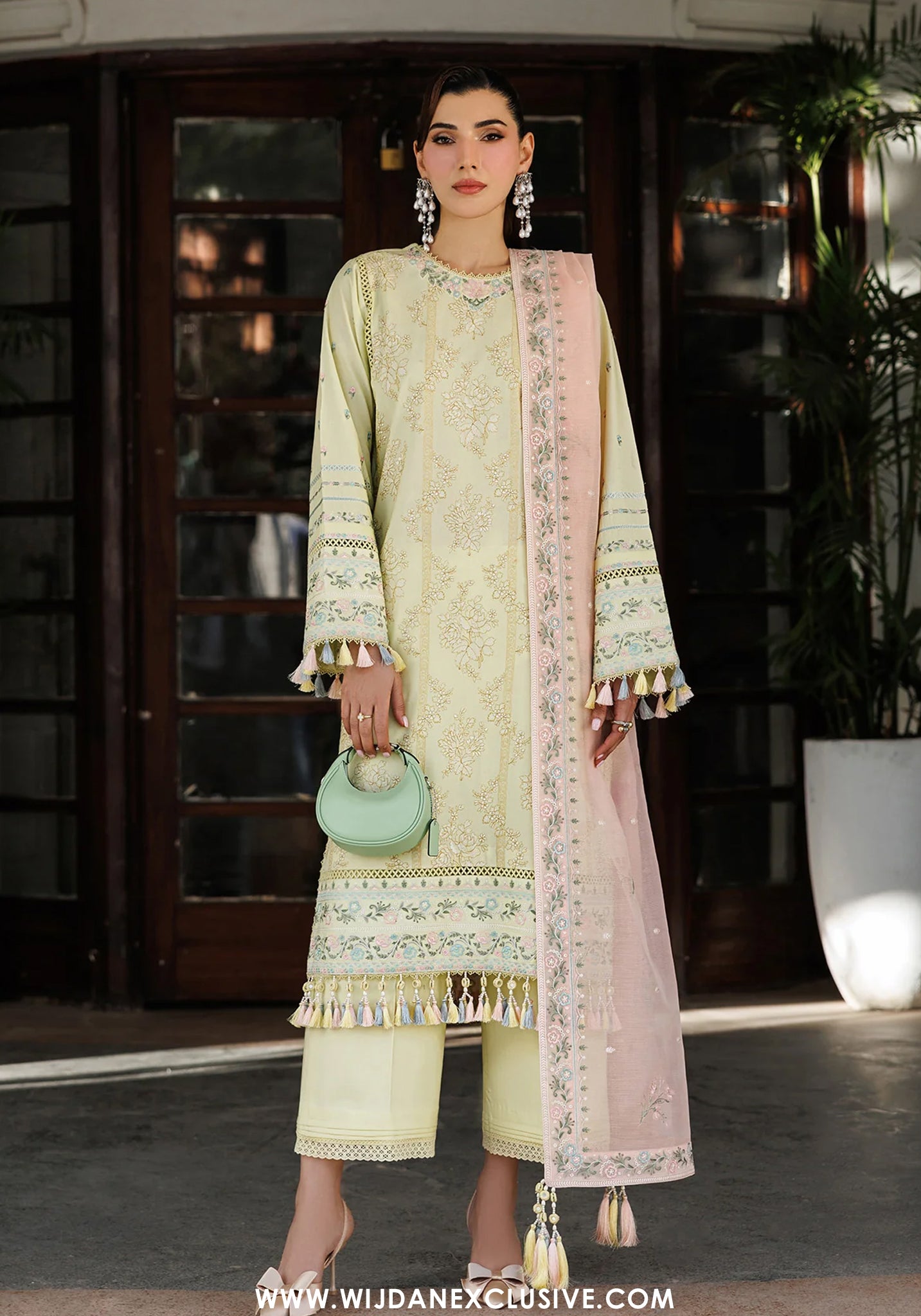 Alizeh Unstitched Embroidered Eid Festive Lawn Collection - 2026 (FAHA)
