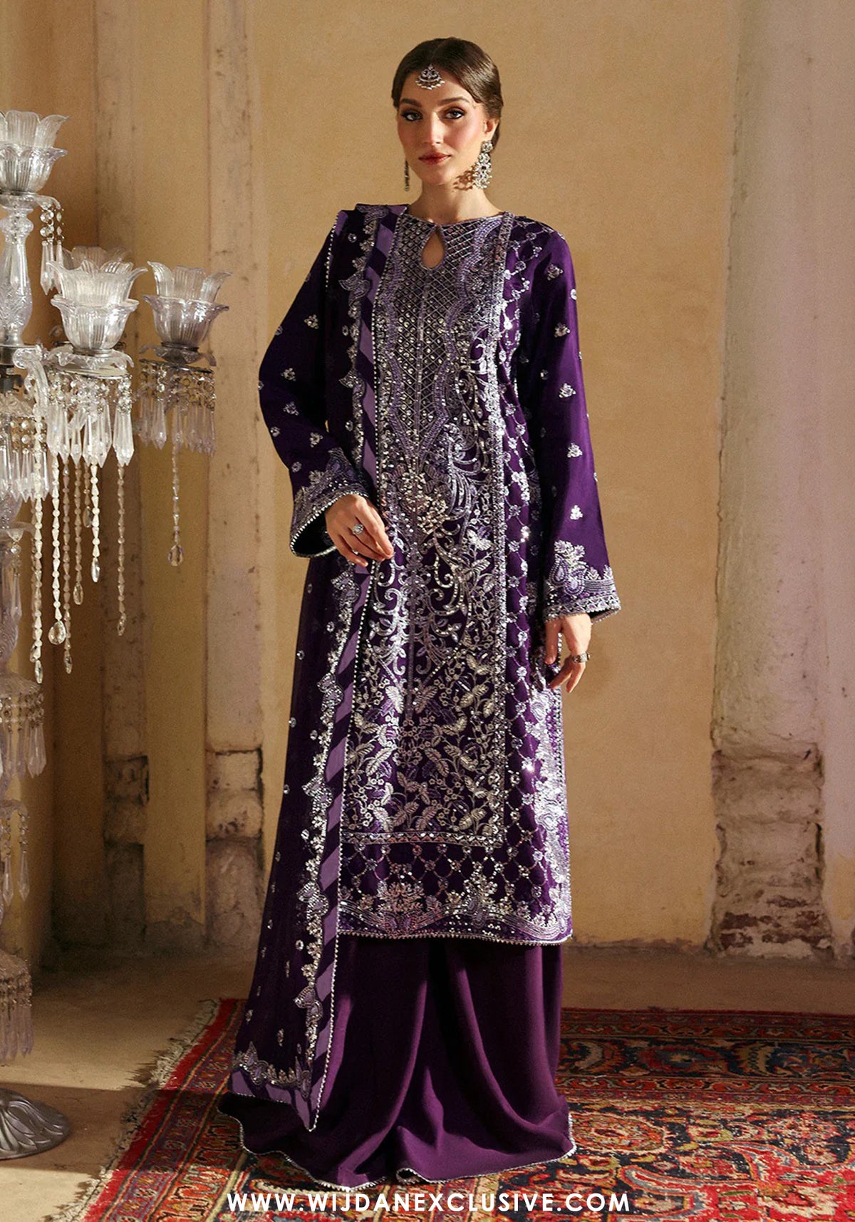 Pakeezah Unstitched Luxury Formals - 2025 by Mahnur PK-09 ARUSA